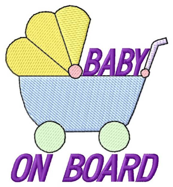 Picture of Baby On Board Machine Embroidery Design