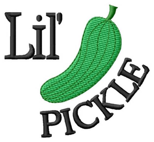 Picture of Lil Pickle Machine Embroidery Design
