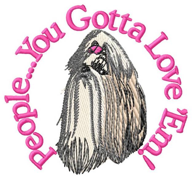 Picture of Gotta Love Em Machine Embroidery Design