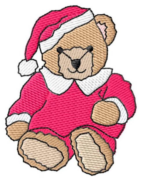 Picture of Santa Bear Machine Embroidery Design