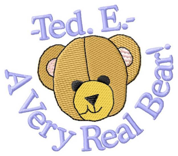 Picture of V ery Real Bear Machine Embroidery Design