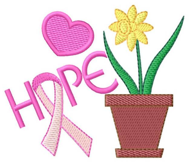 Picture of Hope Machine Embroidery Design