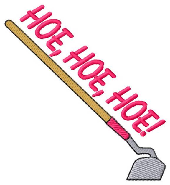 Picture of Hoe, Hoe, Hoe Machine Embroidery Design