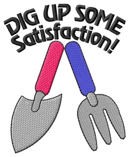 Picture of Dig Up Satisfaction Machine Embroidery Design