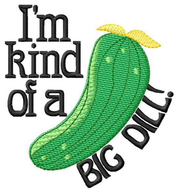 Picture of Big Dill Machine Embroidery Design