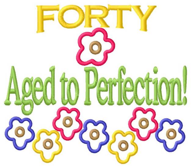 Picture of Forty Machine Embroidery Design