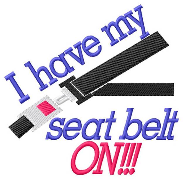 Picture of Sealt Belt On Machine Embroidery Design