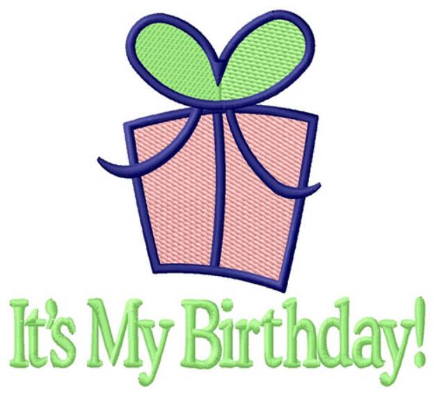 Picture of Its My Birthday Machine Embroidery Design