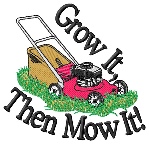 Grow It Machine Embroidery Design