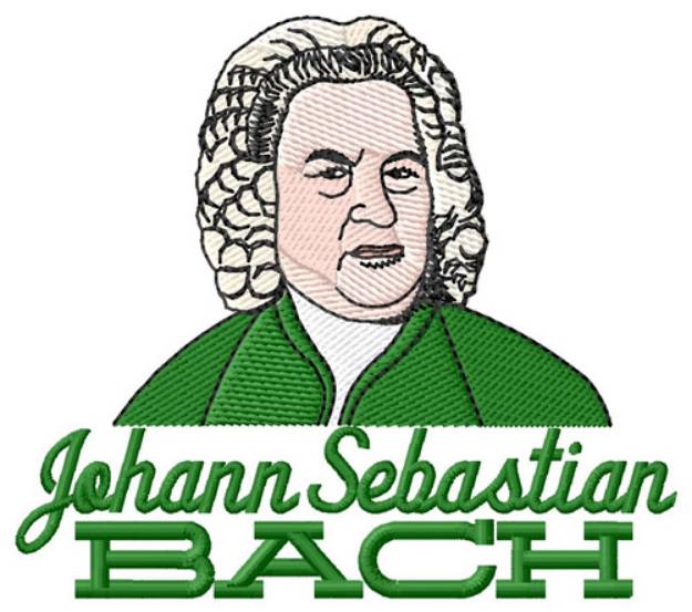 Picture of Johann Sebastian Bach Machine Embroidery Design