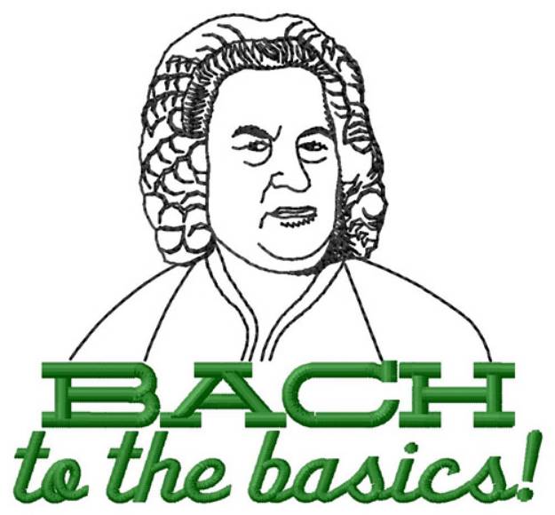 Picture of Bach Machine Embroidery Design