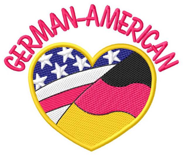 Picture of German American Machine Embroidery Design