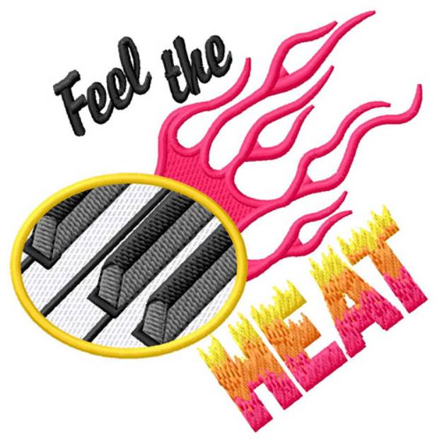 Picture of Feel The Heat Machine Embroidery Design