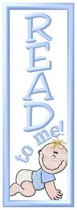 Picture of Baby Boy Bookmark Machine Embroidery Design