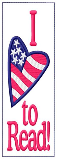 Picture of Americana Bookmark Machine Embroidery Design