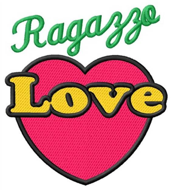 Picture of Ragazzo Boy Machine Embroidery Design