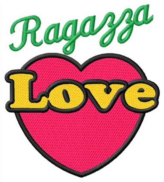 Picture of Ragazza Girl Machine Embroidery Design