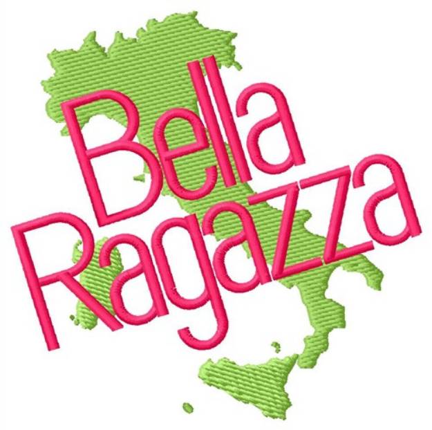 Picture of Bella Ragazza Machine Embroidery Design