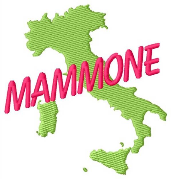 Picture of Mammone Machine Embroidery Design