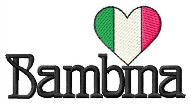 Picture of Bambina Machine Embroidery Design