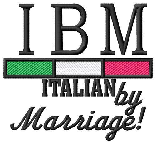 IBM Italian Machine Embroidery Design