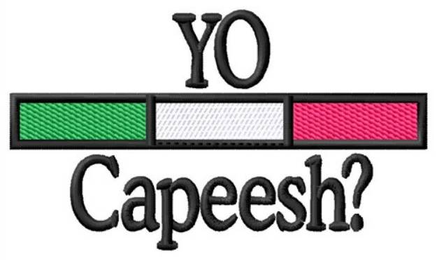 Picture of Yo Capeesh Machine Embroidery Design