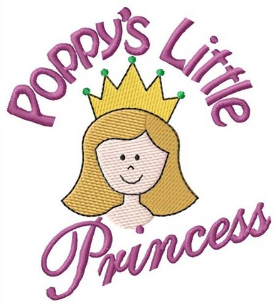 Picture of Poppy’s Princess Machine Embroidery Design