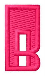 Picture of Letter B Machine Embroidery Design