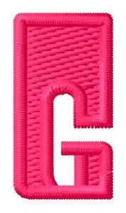 Picture of Letter G Machine Embroidery Design