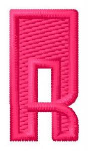 Picture of Letter R Machine Embroidery Design