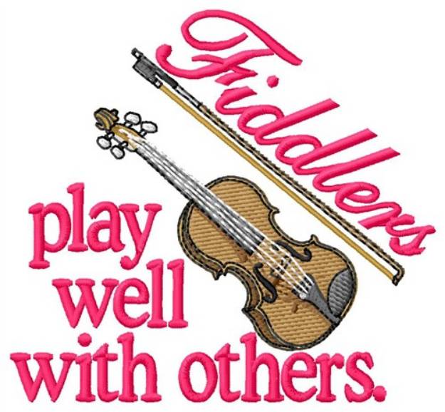 Picture of Fiddlers Play Well Machine Embroidery Design