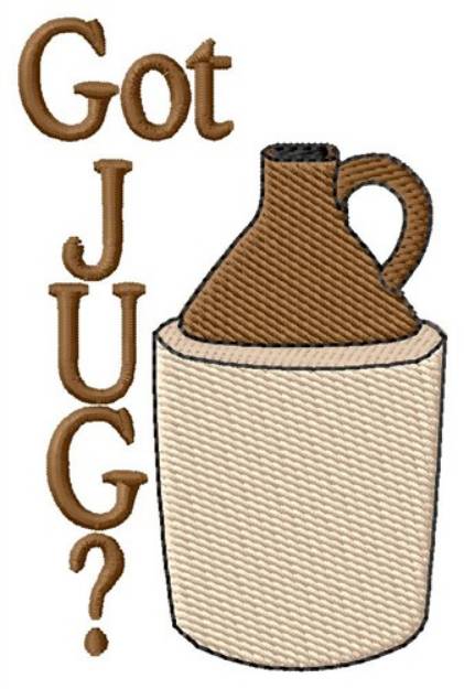 Picture of Got Jug? Machine Embroidery Design