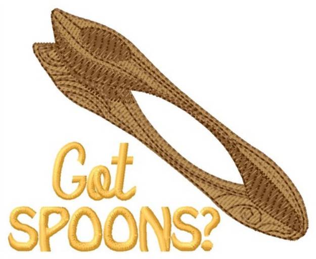 Picture of Got Spoons? Machine Embroidery Design