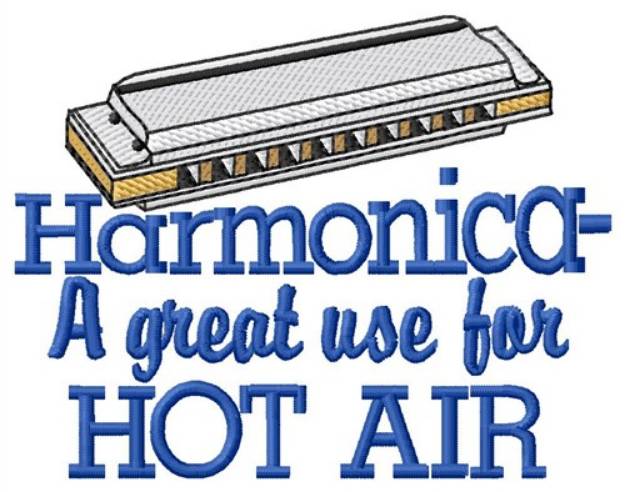 Picture of Harmonica Machine Embroidery Design