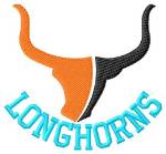 Picture of Longhorns Machine Embroidery Design