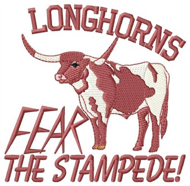 Picture of Fear The Stampede Machine Embroidery Design