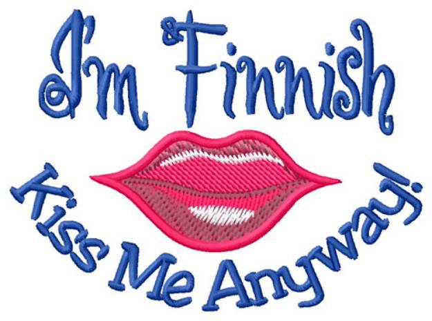 Picture of Kiss Me Anyway Machine Embroidery Design