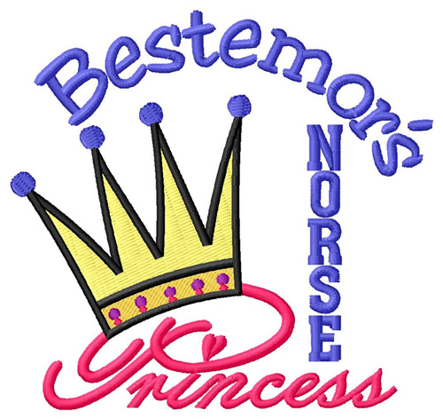 Bestemors Princess Machine Embroidery Design