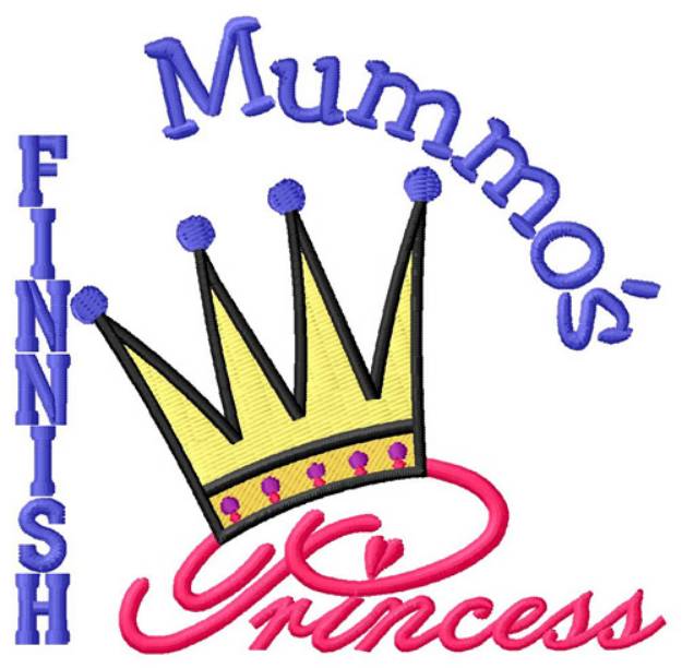 Picture of Mummos Princess Machine Embroidery Design