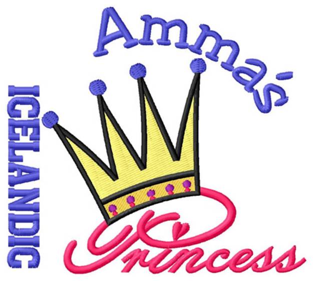 Picture of Ammas Princess Machine Embroidery Design