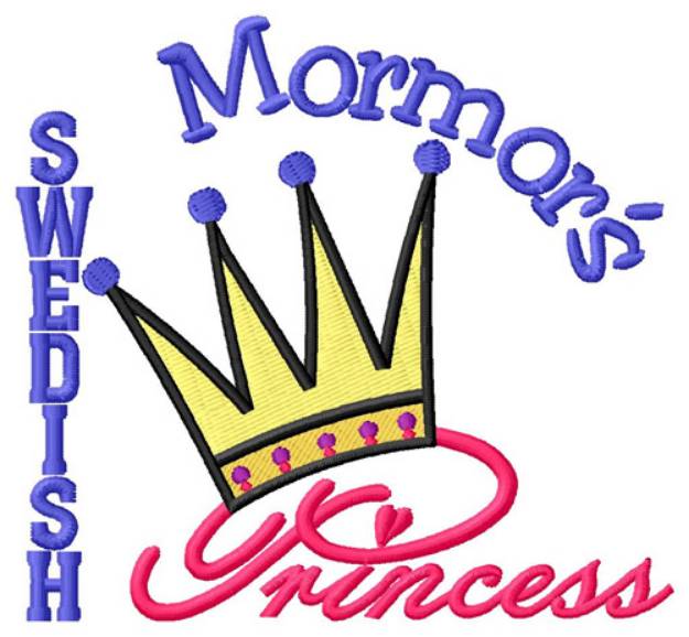 Picture of Mormors Princess Machine Embroidery Design