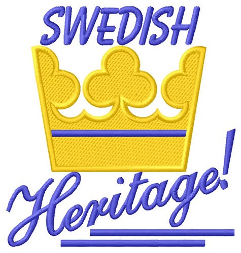 Swedish Heritage Machine Embroidery Design