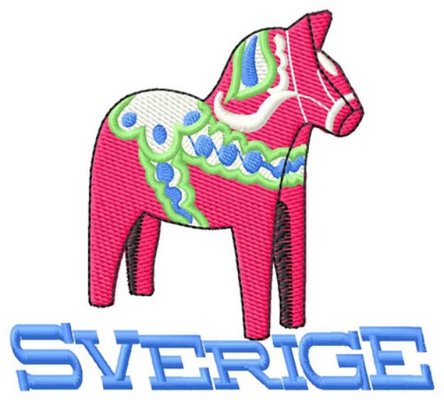 Picture of Sverige Machine Embroidery Design