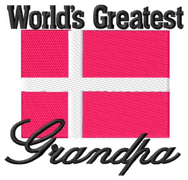 Picture of Greatest Grandpa Machine Embroidery Design