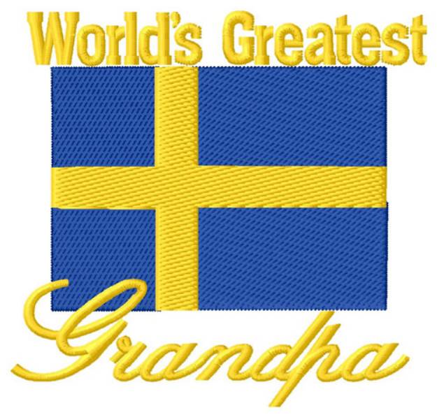 Picture of Greatest Grandpa Machine Embroidery Design