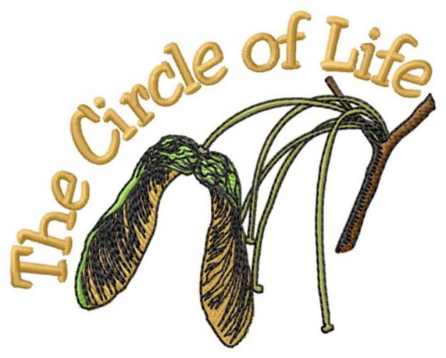 Picture of The Circle iof Life Machine Embroidery Design