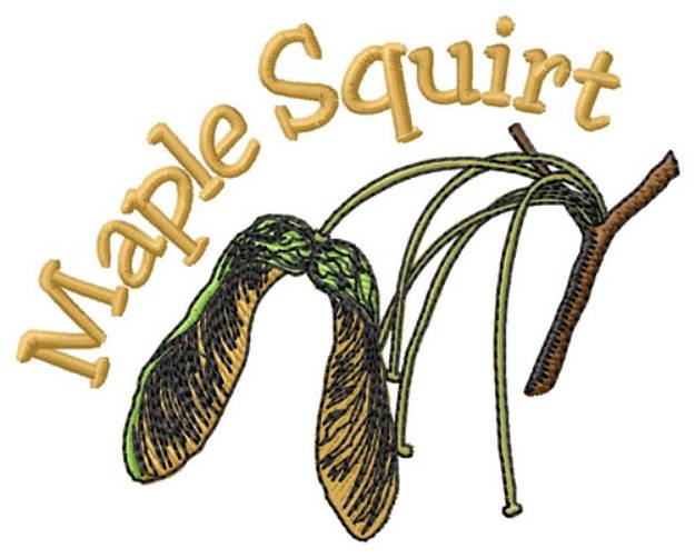 Picture of Maple Squirt Machine Embroidery Design