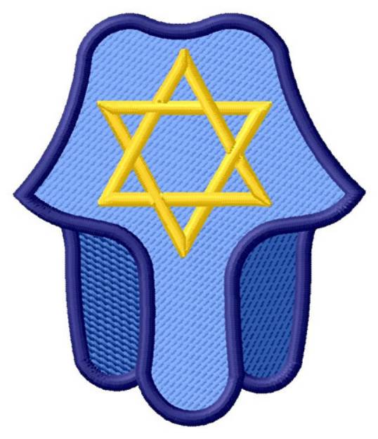 Picture of Jewish Hamsa Machine Embroidery Design