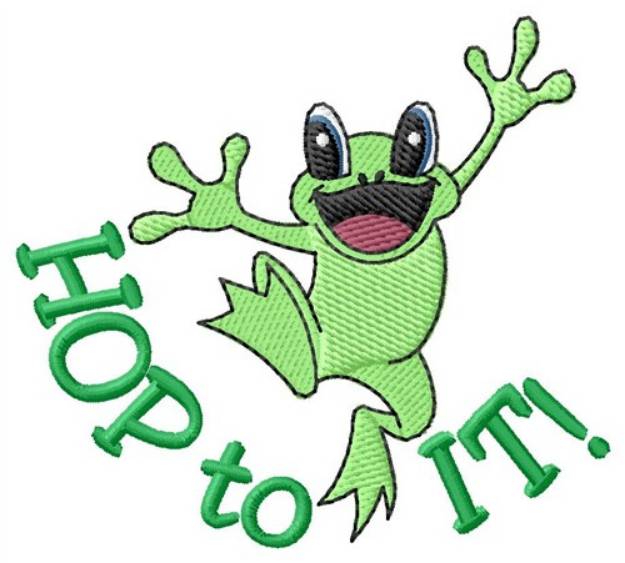 Picture of Hop To It Machine Embroidery Design