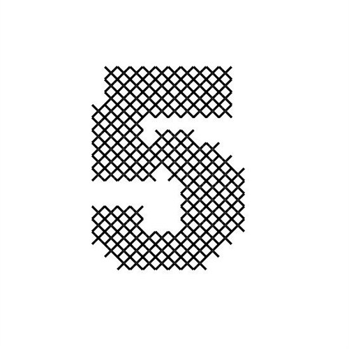Cross Stitch Font 5 Machine Embroidery Design